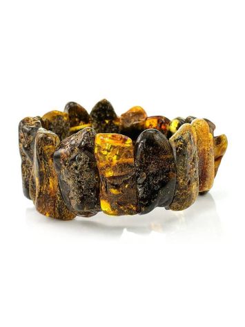 Raw Amber Beaded Bracelet The Volcano, image 