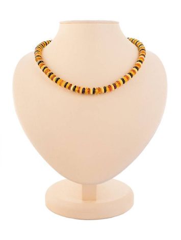 Multicolor Amber Beaded Necklace The Prague, image 