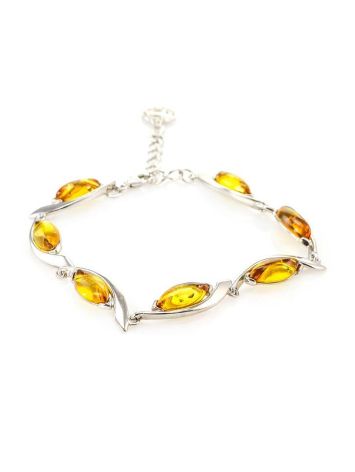 Amber Bracelet In Sterling Silver The Liana, image 