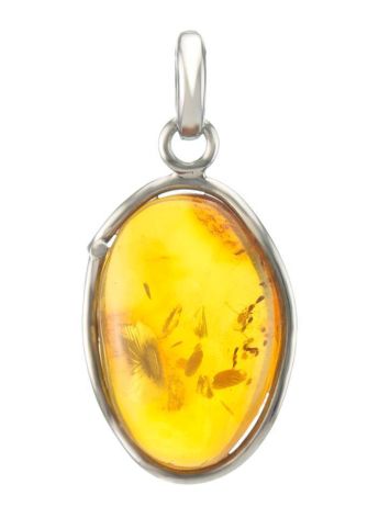 Amber Pendant In Sterling Silver The Lagoon, image 