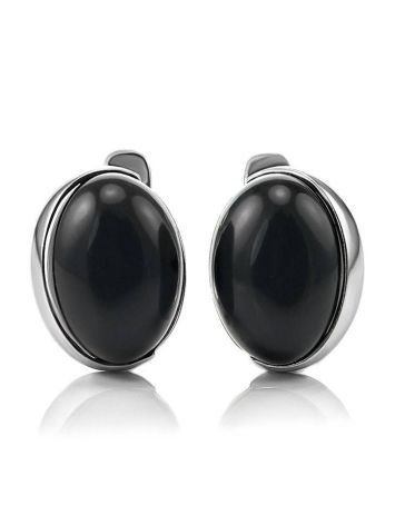 Lovely Amber Earrings In Sterling Silver The Suite, image 