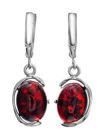 Amber Earrings In Sterling Silver The Vivaldi, image 