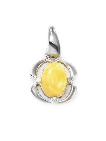 Amber Pendant In Sterling Silver The Violet, image 