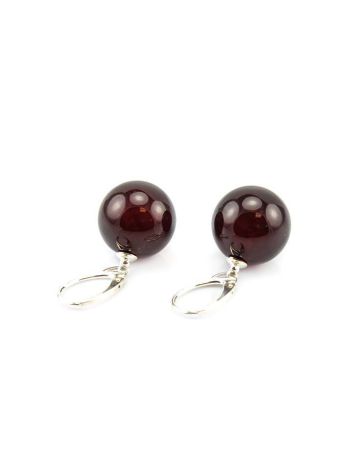 Amber Earrings In Sterling Silver The Jupiter, image 