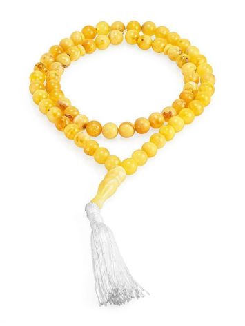 Muslim 66 Honey Amber Prayer Beads, image 