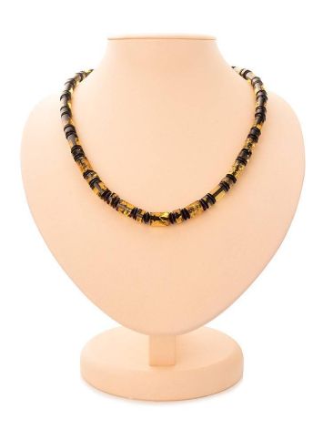 Multicolor Amber Beaded Necklace The Prague, image 
