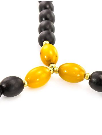 50 Olive Cut Amber Rosary The Cuba, image , picture 6