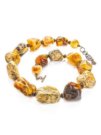 Raw Amber Beaded Necklace The Indonesia, image , picture 3