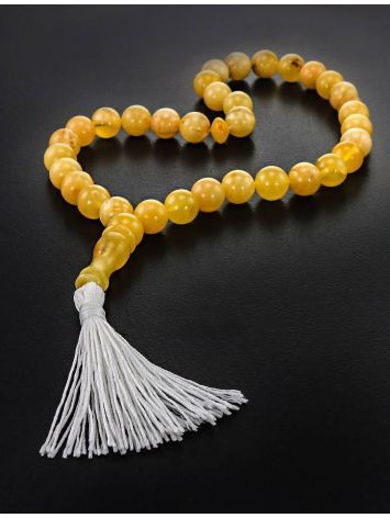 Islamic 33 Honey Amber Prayer Beads, image , picture 2