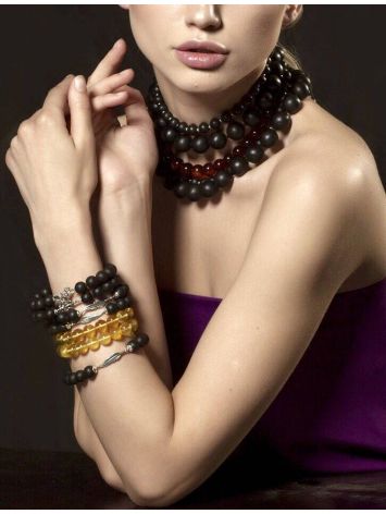 Dark Beaded Bracelet The Cuba, image , picture 2