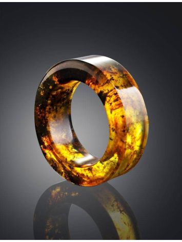 Bright Lemon Amber Band Ring The Magma, image , picture 2