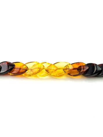 Color Gradient Two-Toned Amber Beaded Necklace, image , picture 5