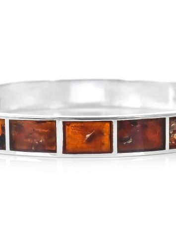 Cherry Amber Bracelet In Sterling Silver The London, image , picture 4