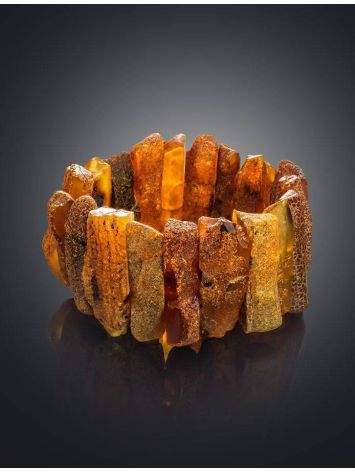 Raw Amber Bracelet The Volcano, image , picture 2