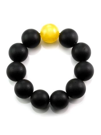 Black Amber Bracelet The Cuba, image , picture 4