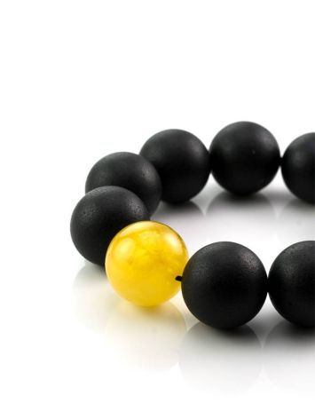 Black Amber Bracelet The Cuba, image , picture 2