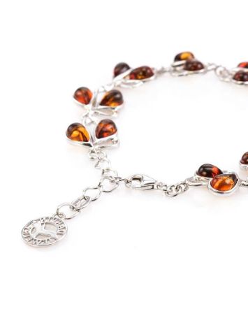 Amber Bracelet In Sterling Silver The Lily Of The Valley, image , picture 4