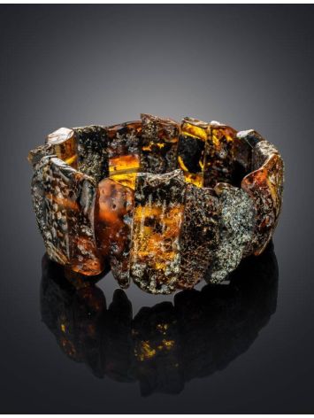 Black Amber Bracelet The Volcano, image , picture 2