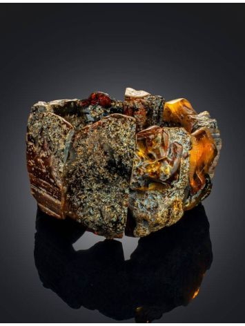 Raw Amber Bracelet The Volcano, image , picture 2