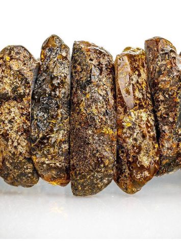 Raw Amber Bracelet The Volcano, image , picture 4