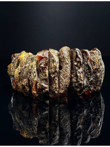 Raw Amber Bracelet The Volcano, image , picture 3