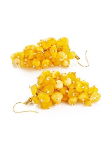 Honey Amber Drop Earrings The Fable, image , picture 4