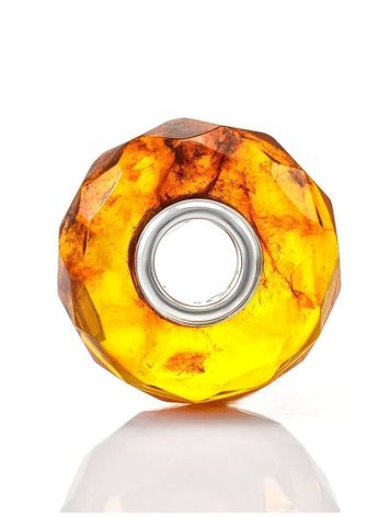 Faceted Amber Ball Charm, image , picture 4
