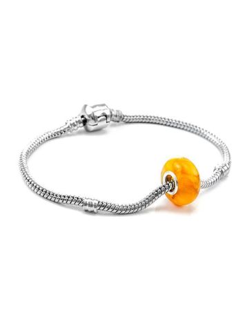 Bright Honey Amber Ball Charm, image , picture 4