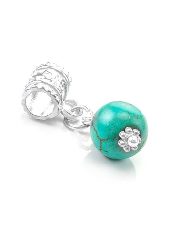 Charm With Reconstructed Turquoise The Acorn, image , picture 2