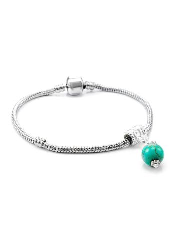 Charm With Reconstructed Turquoise The Acorn, image , picture 4