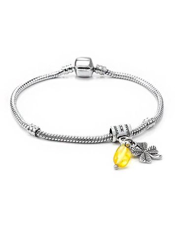 Four Leaf Charm With Lemon Amber The Shamrock, image , picture 5