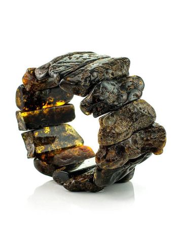 Raw Amber Bracelet The Volcano, image , picture 4