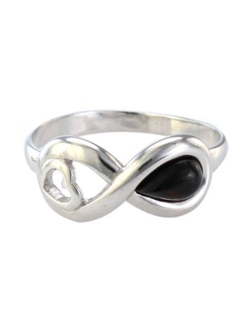Sterling Silver Ring With Cherry Amber The Amour, Ring Size: 10 / 20, image , picture 3