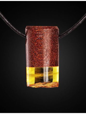 Lemon Amber And Wood Designer Pendant The Indonesia, image , picture 3