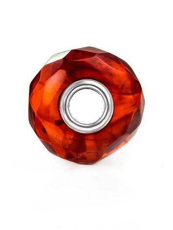 Faceted Amber Ball Charm, image , picture 3