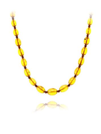 Two-Toned Amber Beaded Necklace, image , picture 5