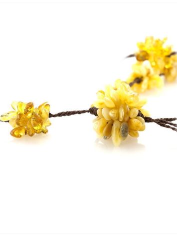 Lemon And Honey Amber Necklace The Chrysanthemum, image , picture 5