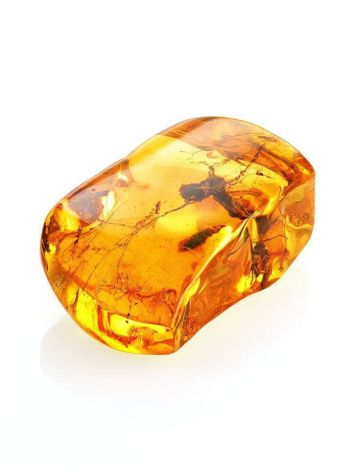 Souvenir Amber Stone With Floral Inclusion, image , picture 6