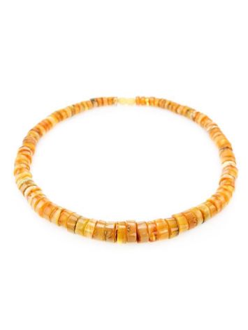 Glossy Amber Beaded Necklace, image , picture 4