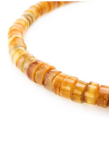 Glossy Amber Beaded Necklace, image , picture 2