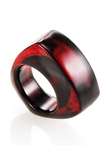 Cherry Amber Cocktail Ring The Magma, image , picture 3