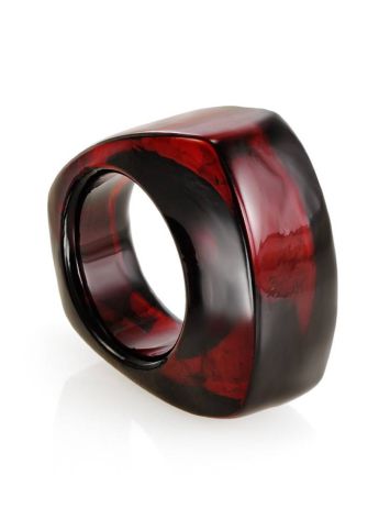 Cherry Amber Cocktail Ring The Magma, image , picture 4