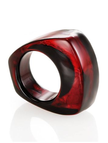 Cherry Amber Cocktail Ring The Magma, image , picture 5