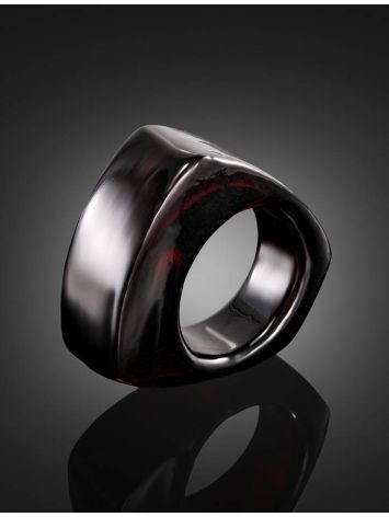 Cherry Amber Cocktail Ring The Magma, image , picture 2