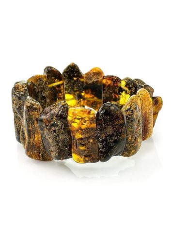 Raw Amber Beaded Bracelet The Volcano, image , picture 4