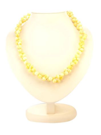 Fabulous Honey Amber Beaded Necklace The Ariadna, image 