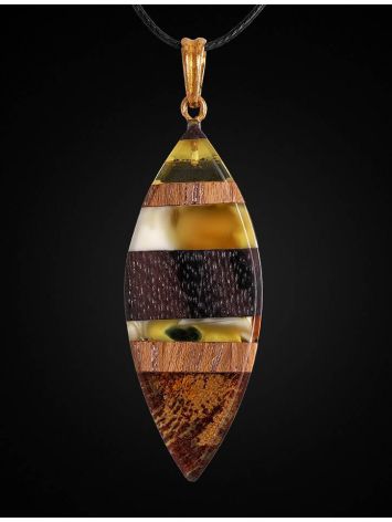 Honey Amber And Wood Pendant The Indonesia, image , picture 4