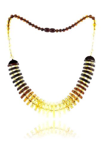 Two Toned Amber Necklace The Tangerine, image , picture 3