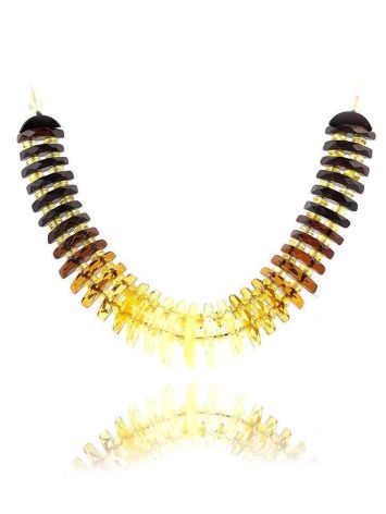 Two Toned Amber Necklace The Tangerine, image , picture 6