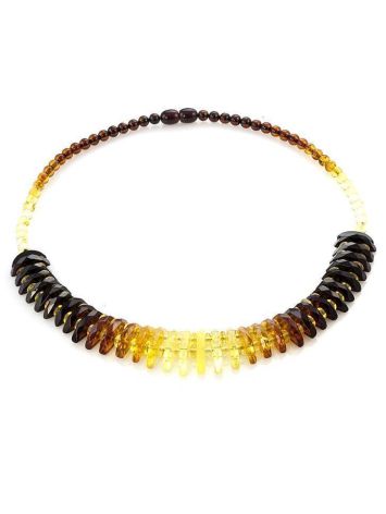 Two Toned Amber Necklace The Tangerine, image , picture 4